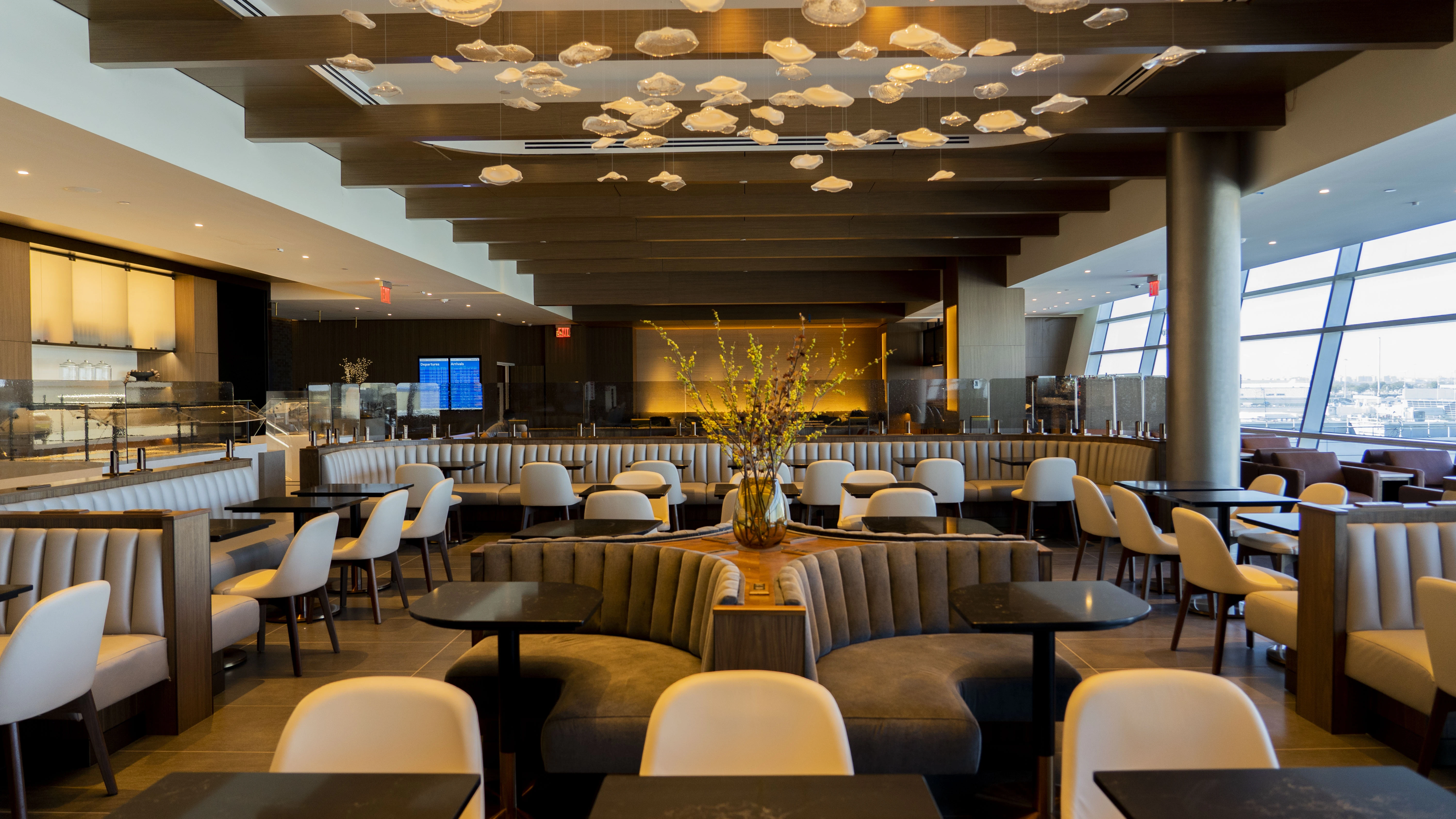 The British Airways Soho lounge at JFK.