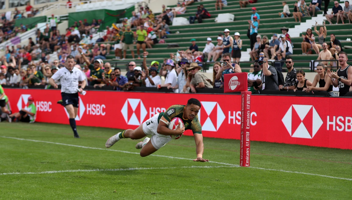 1 December 2024, Dubai, United Arab Emirates. HSBC World Rugby Sevens Series 2024 at The Sevens Stadium Photo: Martin Seras Lima/TrySportimages