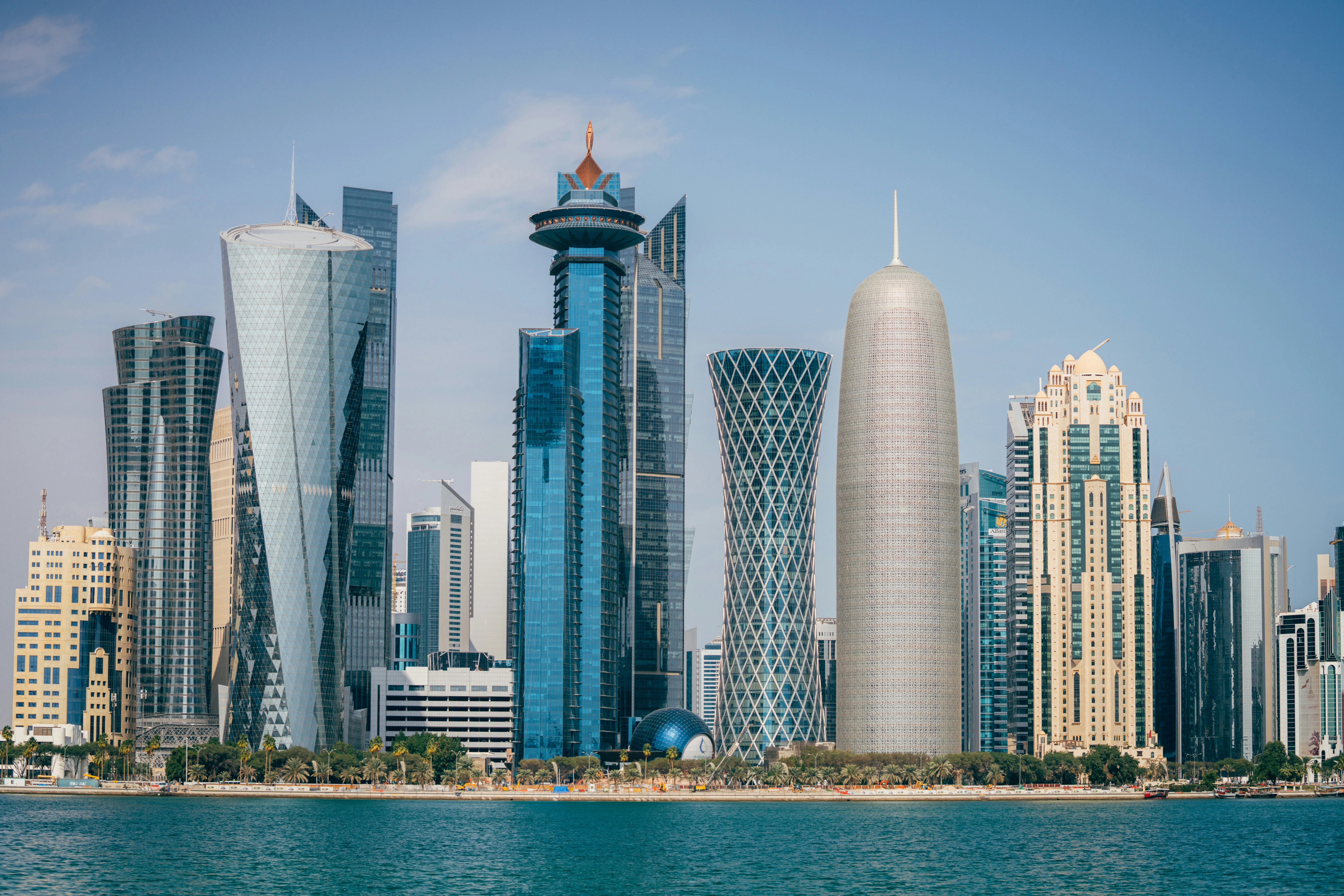 أفق الخليج الغربي، الدوحة. المصدر: Unsplash