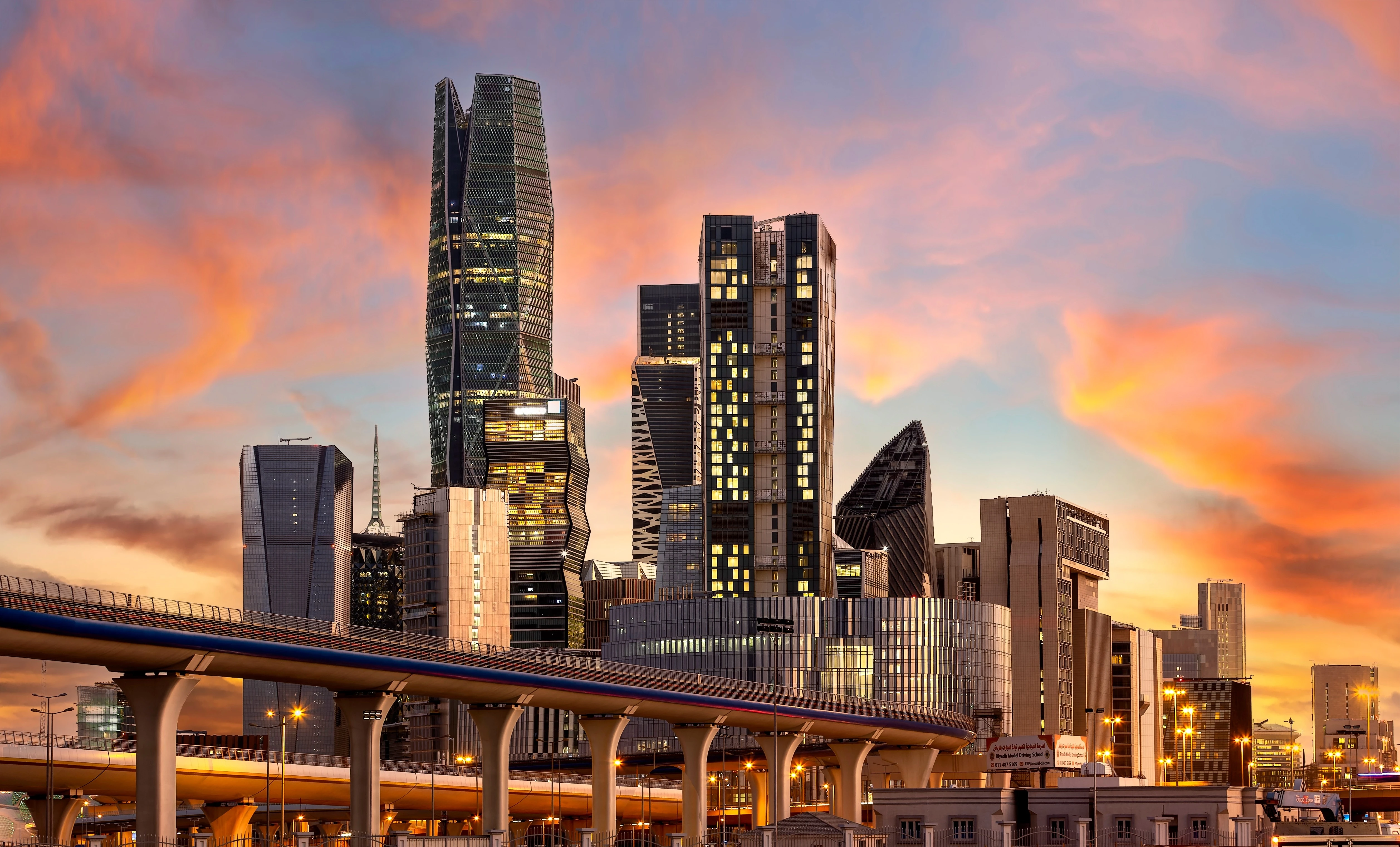 مشهد من العاصمة السعودية، الرياض 