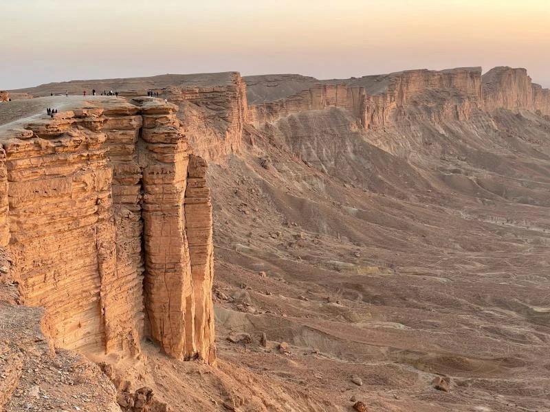 The dramatic cliffs at the Edge of the World